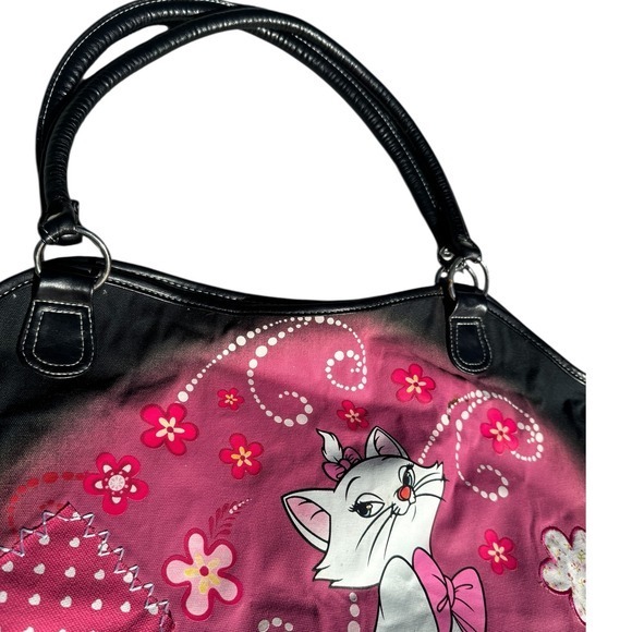 Disney FAB Starpoint Tote Bag Aristocats Floral Y2K‎ Shoulder Purse VTG Shoulder - Picture 8 of 9